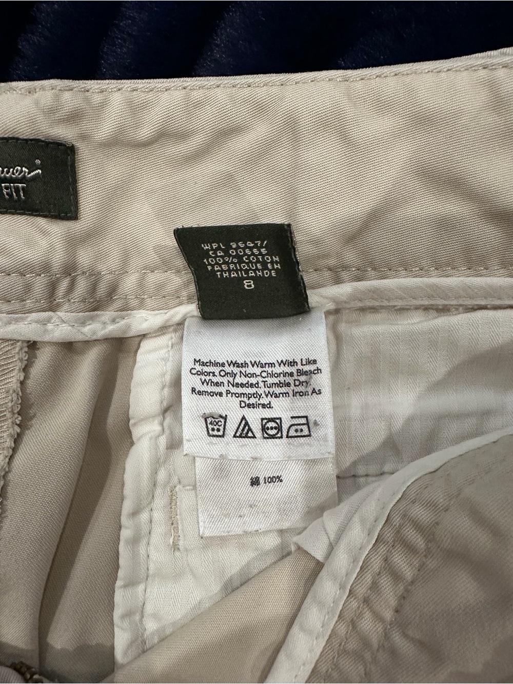 Eddie Bauer Vashon Fit Beige Women’s Shorts 10” inseam - size 8 - Picture 4 of 5